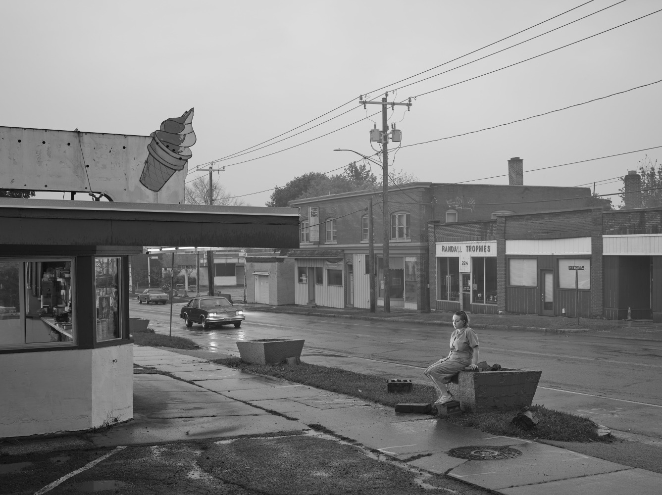 Gregory Crewdson, PLEASURE STREET, 2021-2022, digital pigment print, 34 1/2 x 46 inches