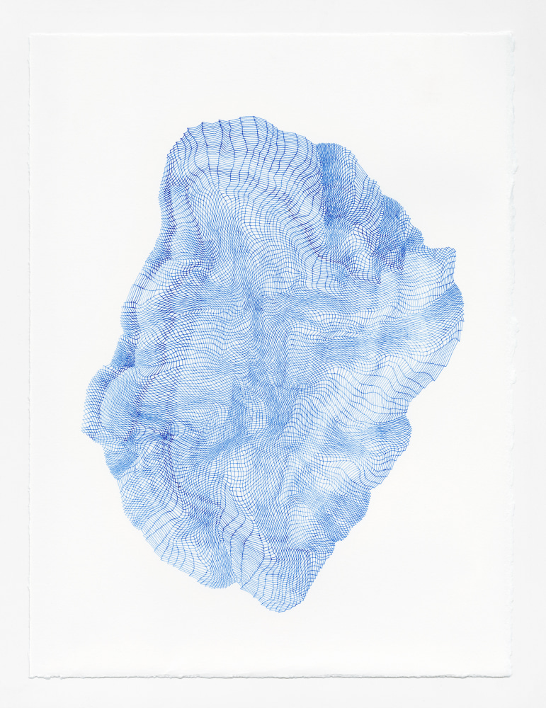 Zigzags 11, ink on paper