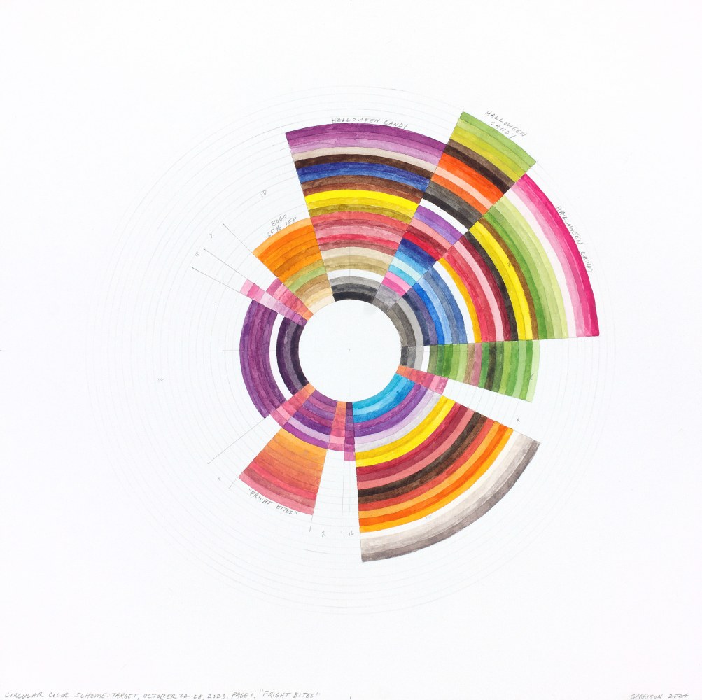 Richard Garrison, Circular Color Scheme: “Fright Bites”, Target October 22- 28, 2023, Page 1