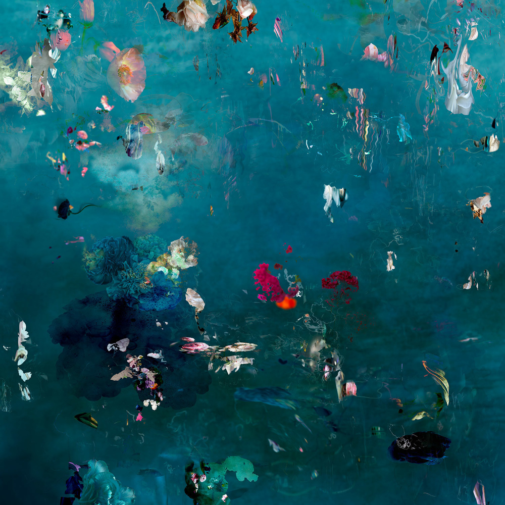 Isabelle Menin, Changing Moods cyan blue