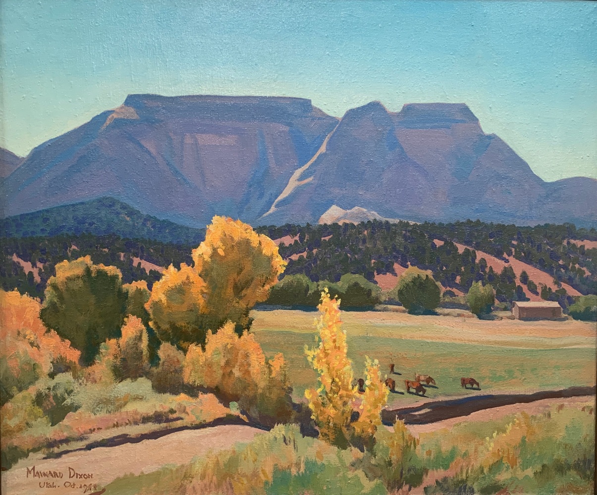 Maynard Dixon, utah historical art, southern utah painting