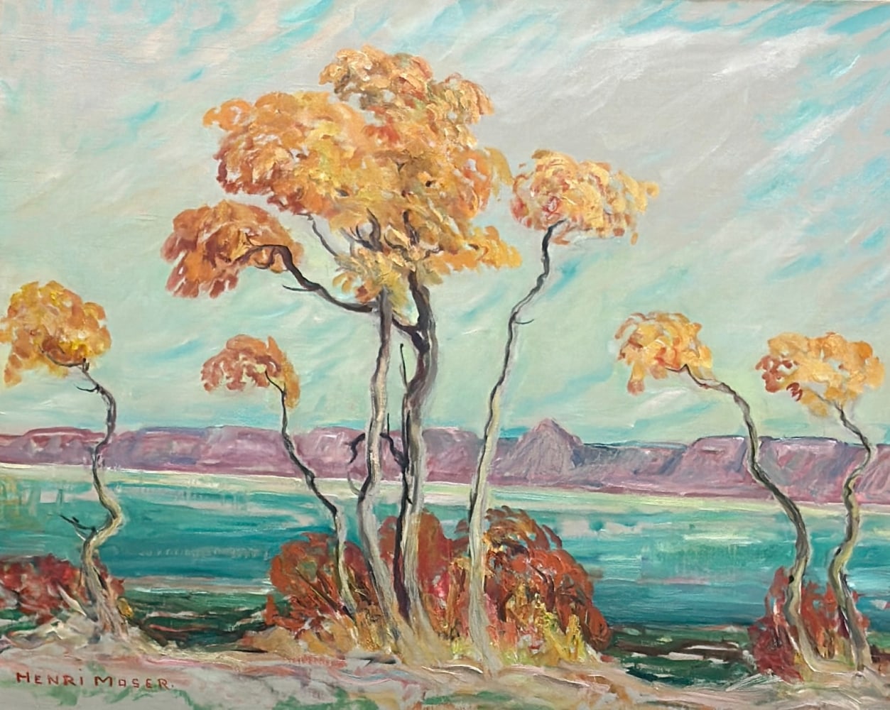 J. Henri Moser, Landscape, Utah Artist