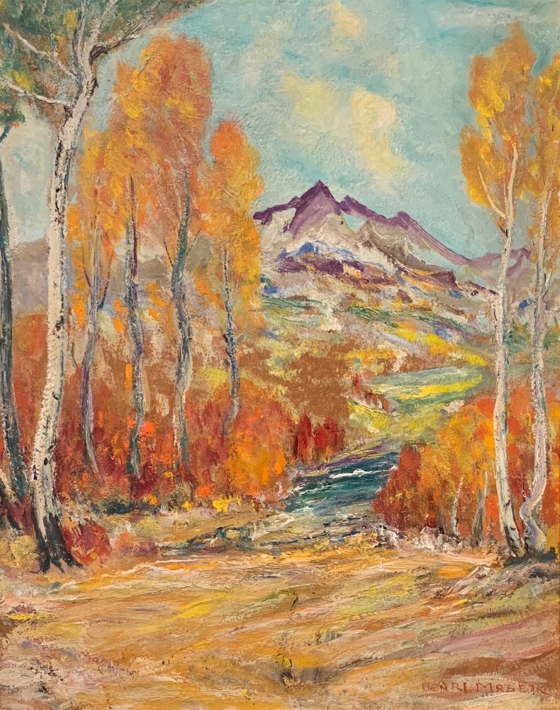 Henri Moser, utah artist, utah landscape, Logan, David Dee Fine Arts