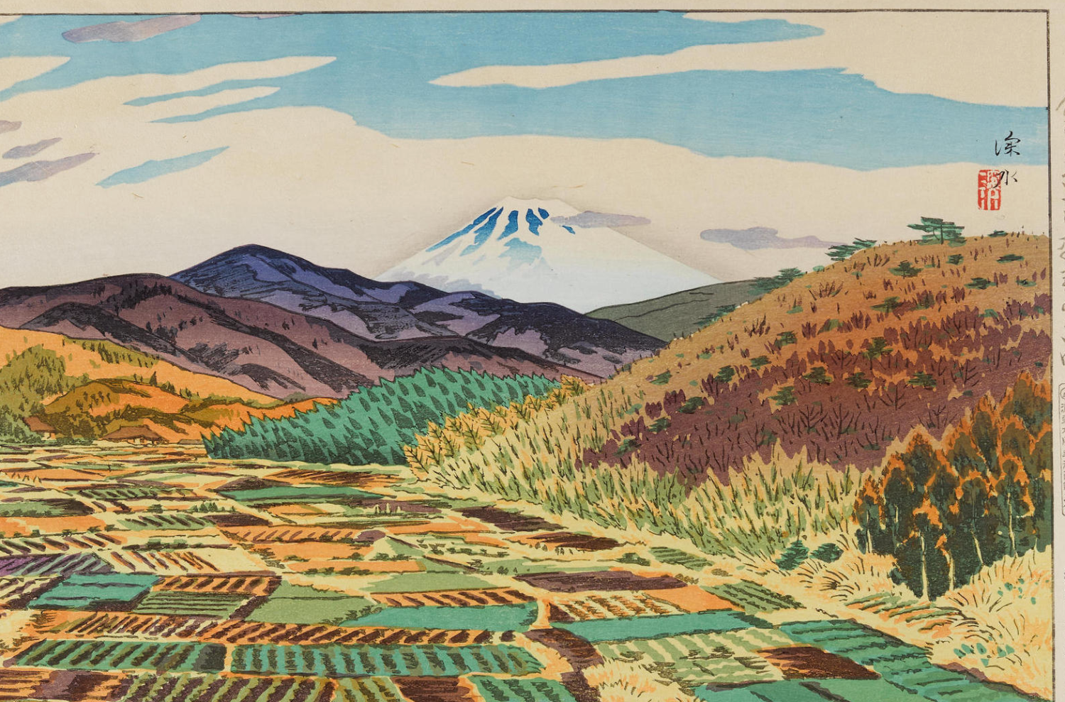 Shinsui Ito, woodblock print