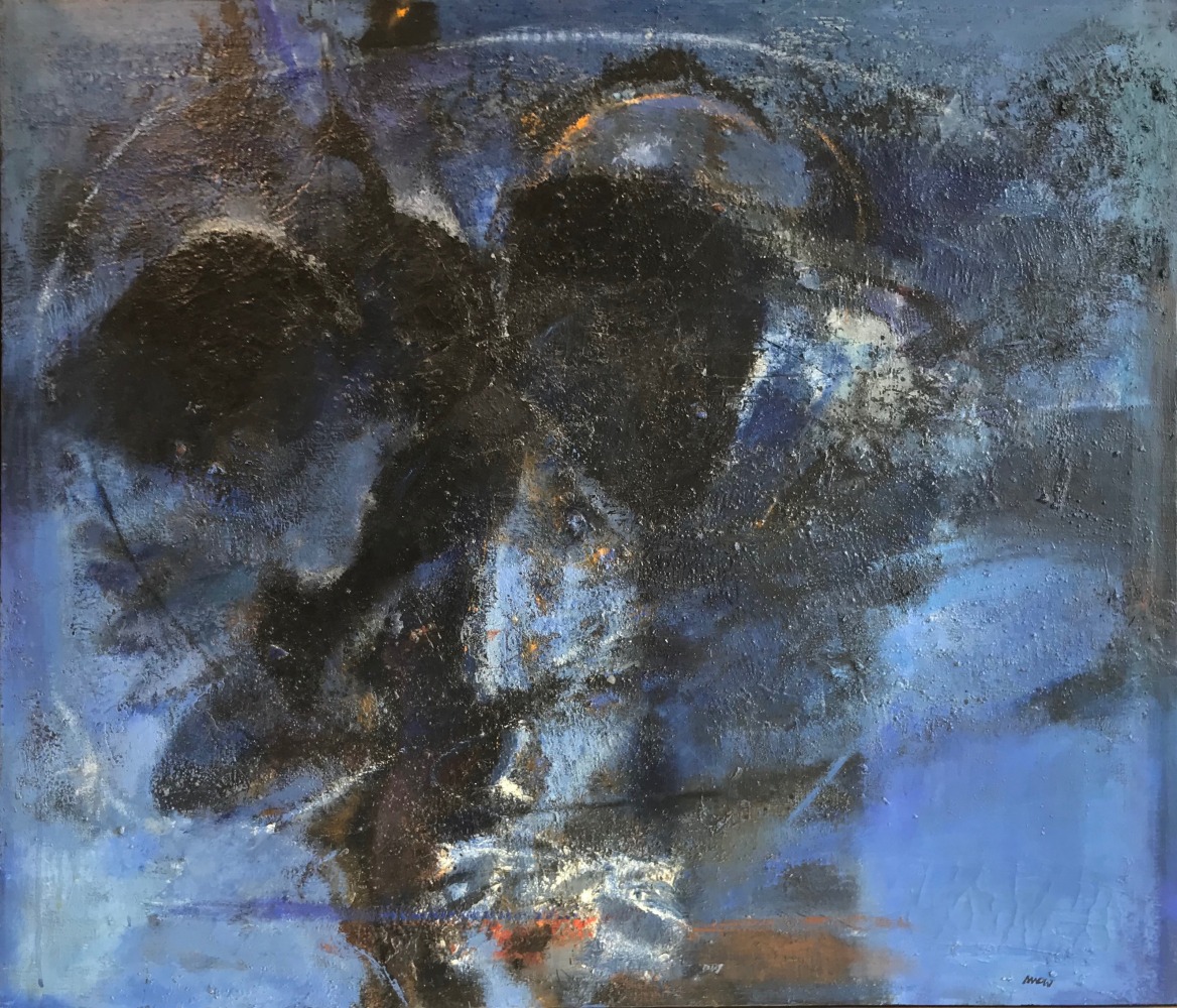 Night Bird or Death of Braque, Doug Snow, utah artist