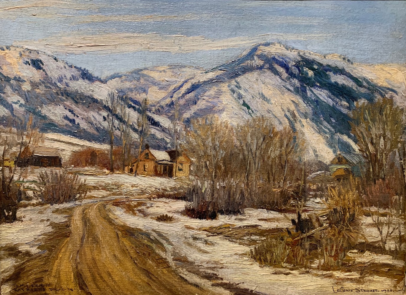 LeConte Stewart, utah landscape artist