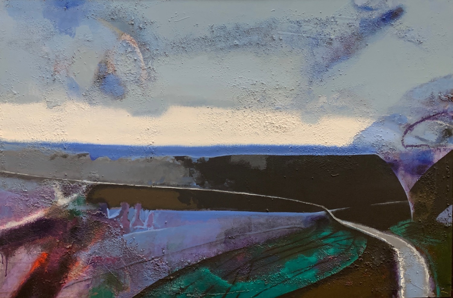 Doug Snow, abstract landscape, Utah artist