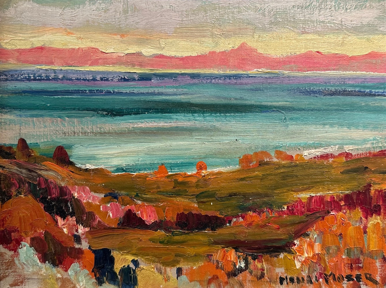 Henri Moser, utah landscape, Utah artist