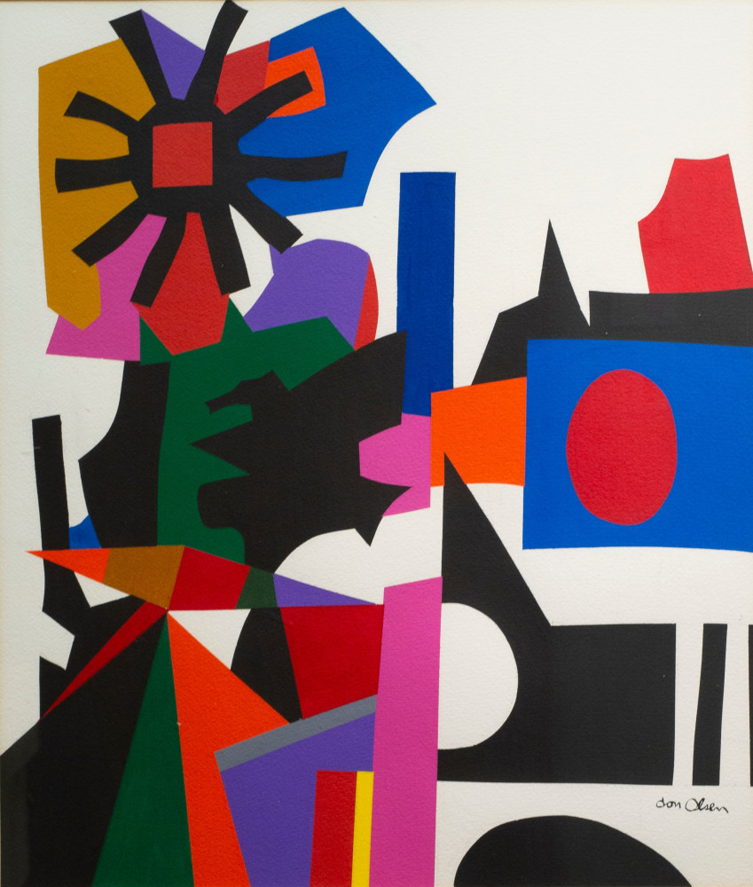 Don Olsen, Utah artist, abstrat