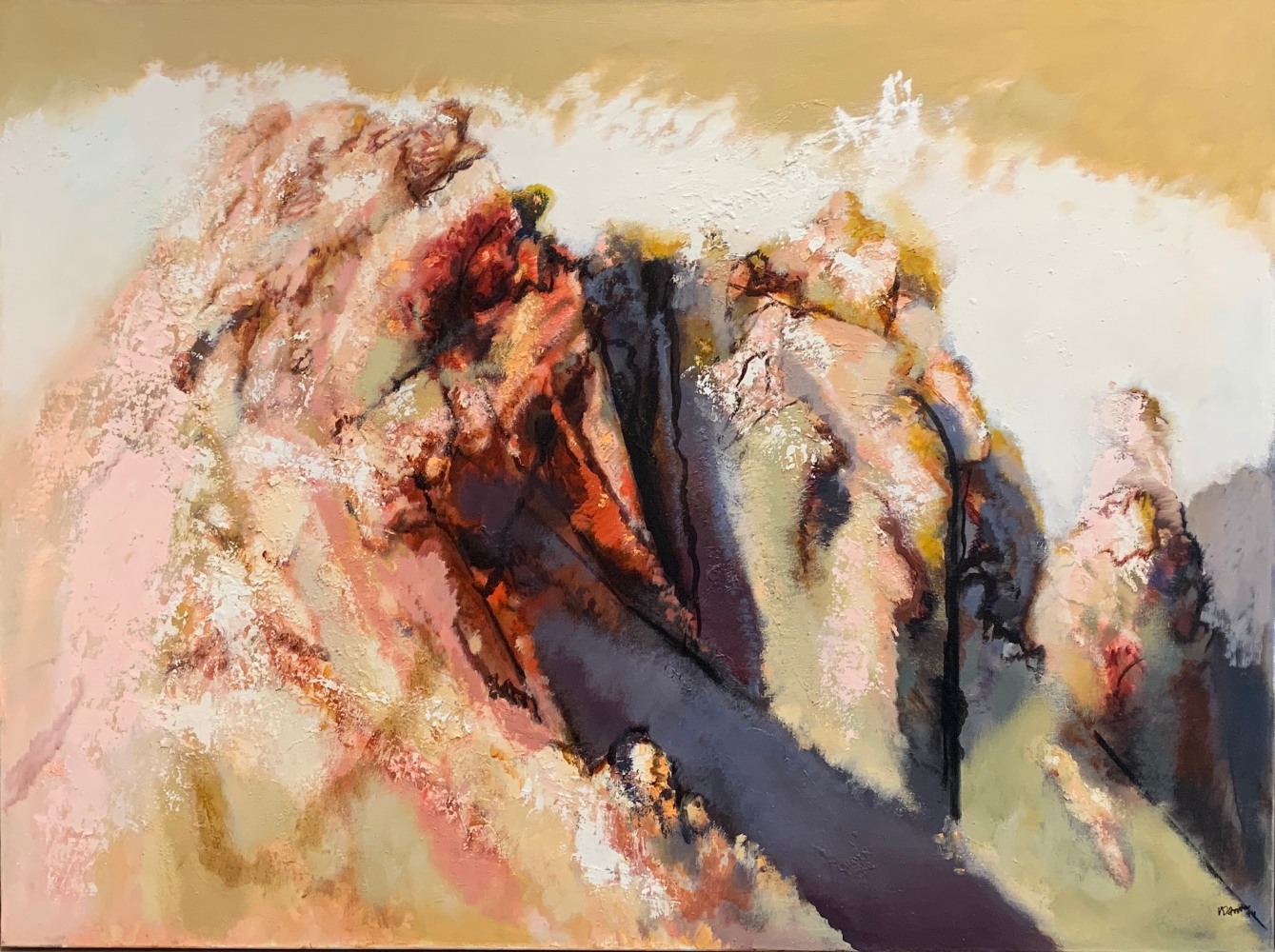 Doug Snow, utah artist, abstract, landscape, David Dee Fine Arts