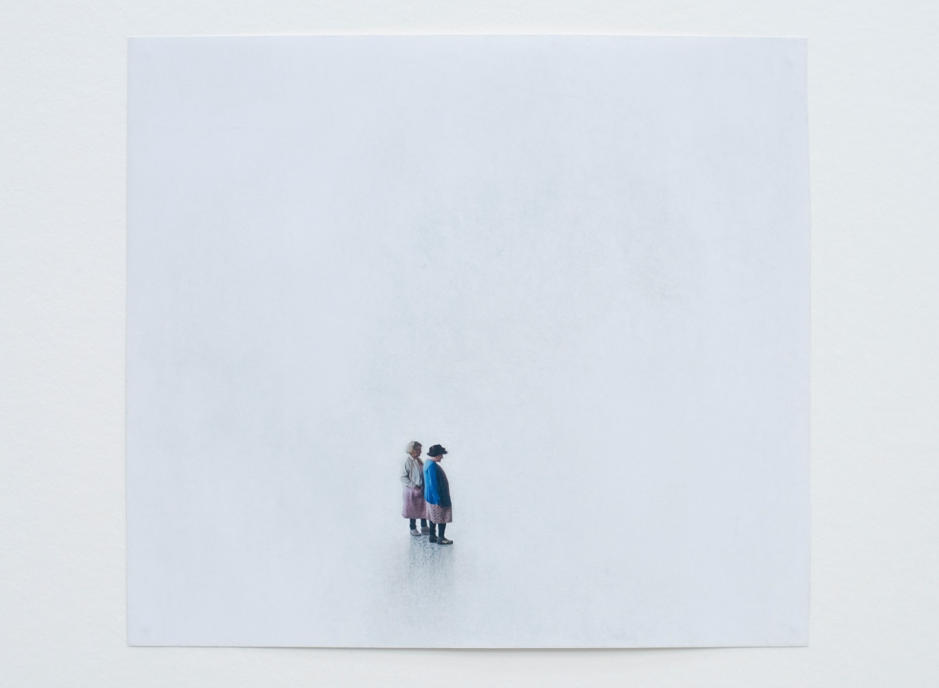 Jonathan Callan, Visit, 2013. Paper. 9.45h x 10.43w in.