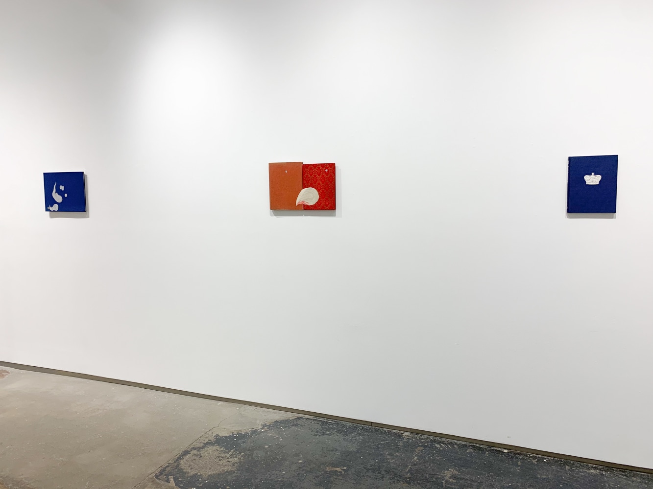 Jonathan Callan, Drawings and other objects from the living room table. Installation view.