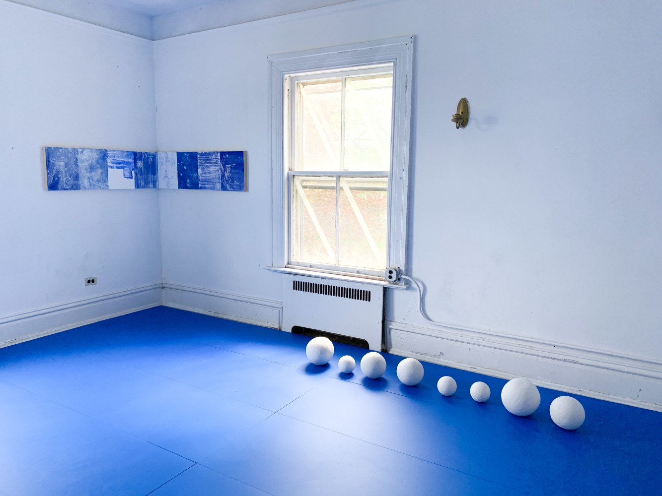 Ana Bidart, Swimming Room, NADA House, 2021. Installation view.