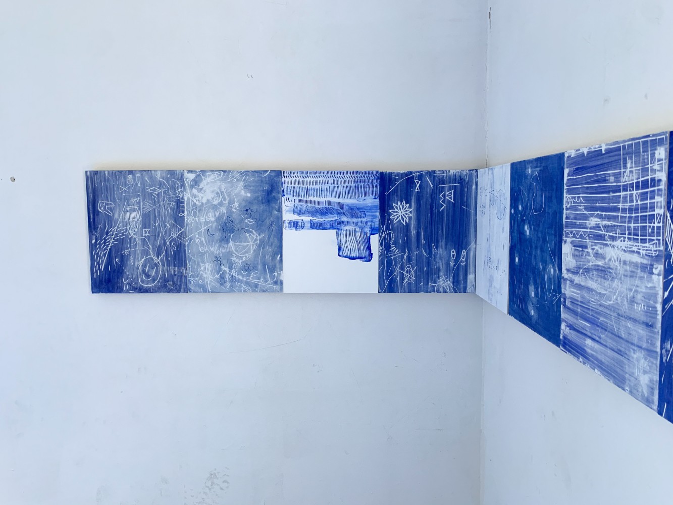 Ana Bidart, Swimming Room, NADA House, 2021. Installation view.