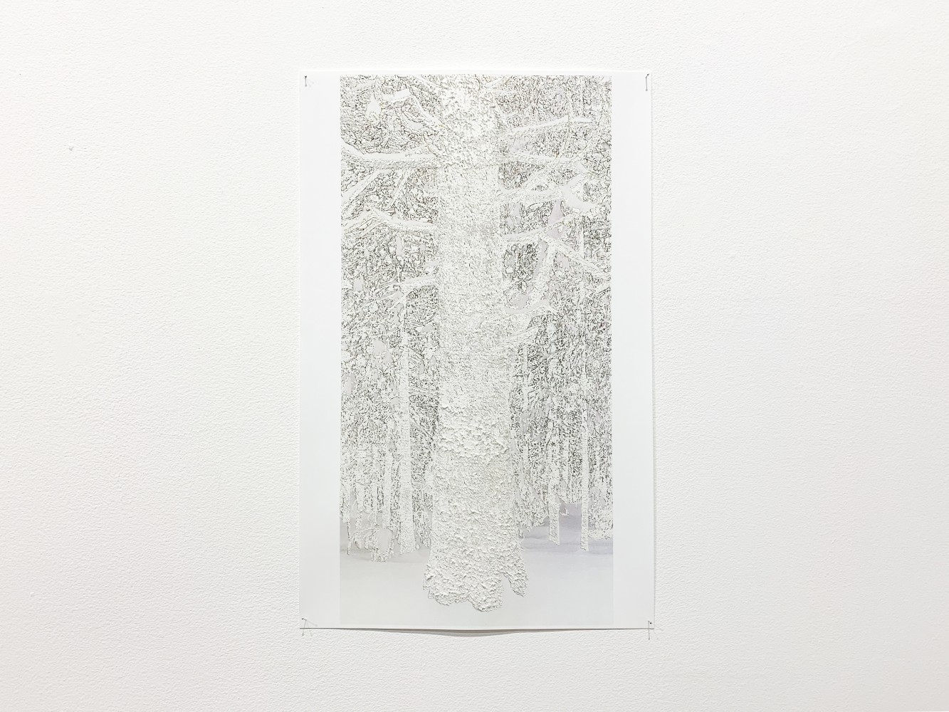 Jonathan Callan, Drawings and other objects from the living room table. Installation view.