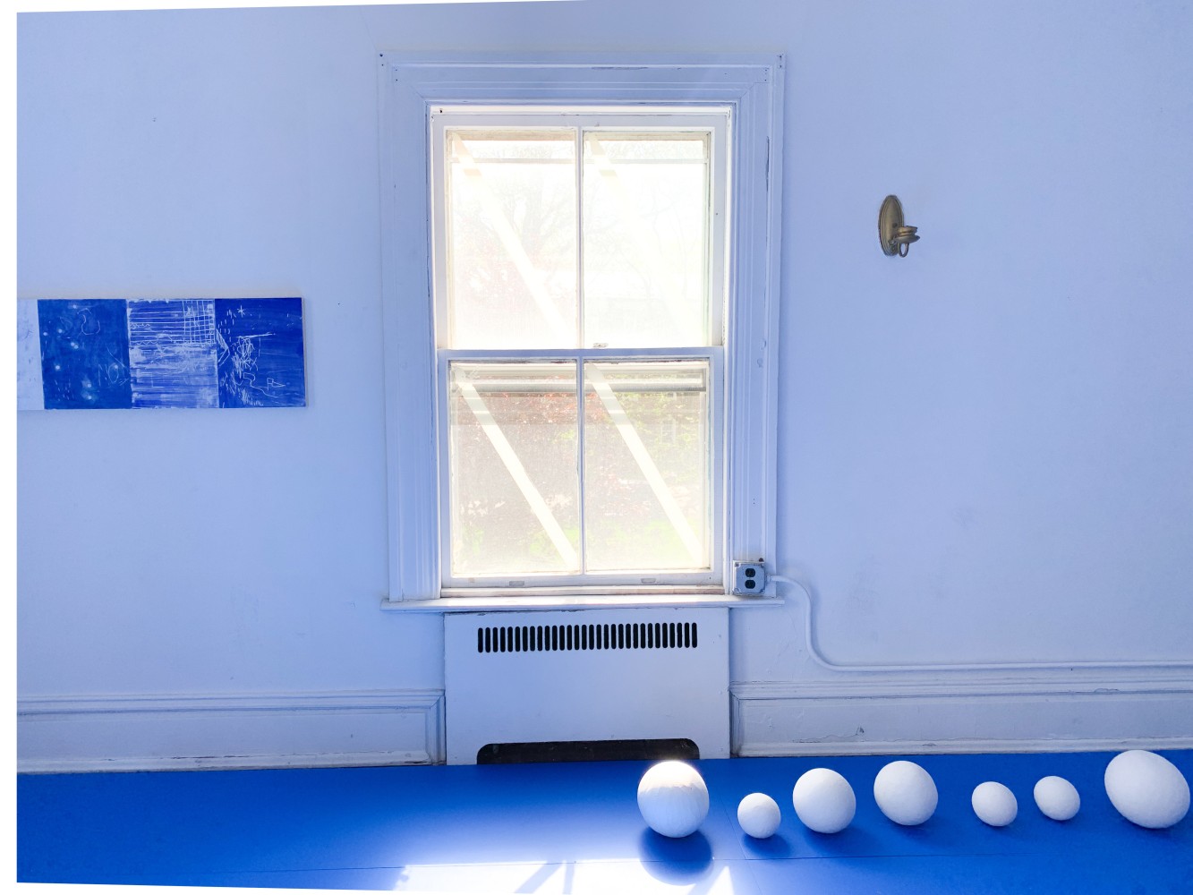 Ana Bidart, Swimming Room, NADA House, 2021. Installation view.