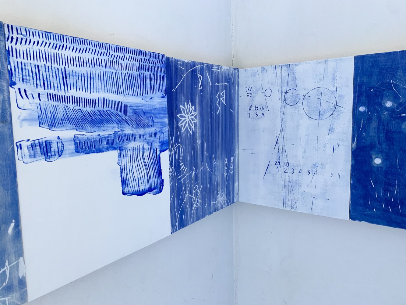 Ana Bidart, Swimming Room, NADA House, 2021. Installation view.