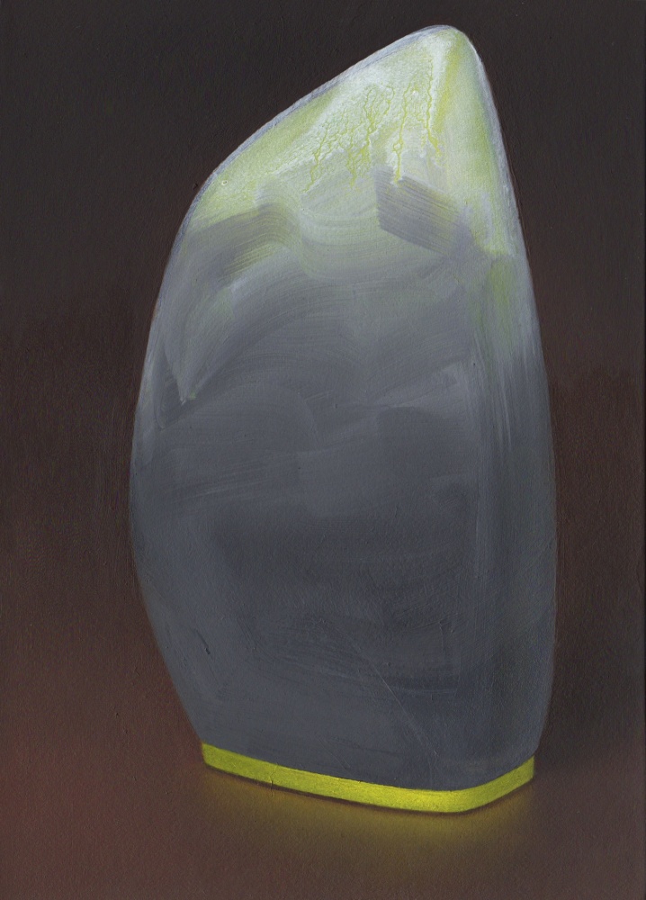 Postcards to AZ: Portrait of actress Anni Mewes,1917/1921 by Edwin Scharff, Entartete Kunst, num3, 2015 Oil on cardboard 7 x 5 in