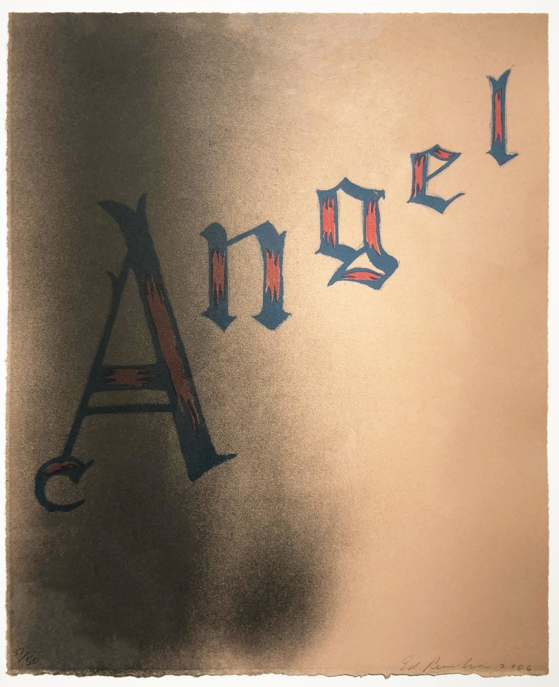 Ed Ruscha, Angel, 2006