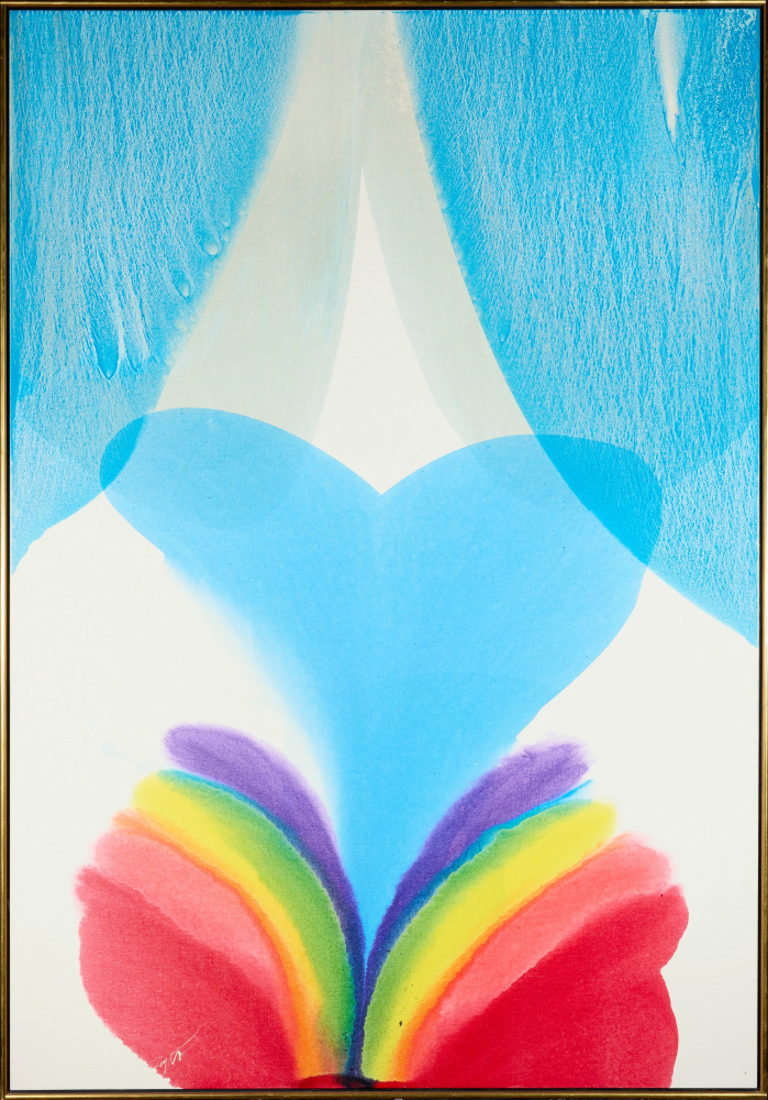 Paul Jenkins, Phenomena Lure of Cardinal Red, 1978