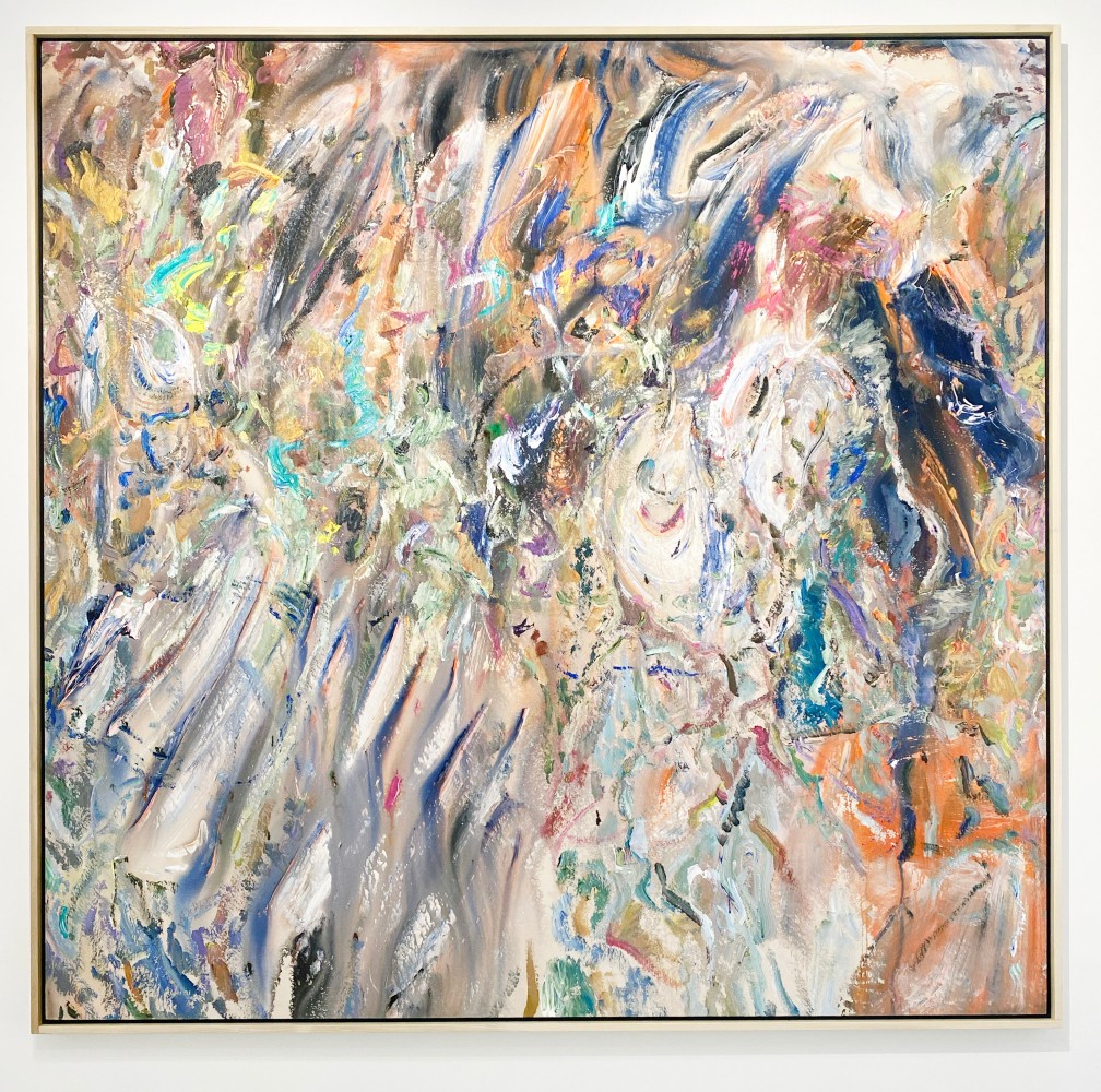 Larry Poons, Saint Travis, 2012