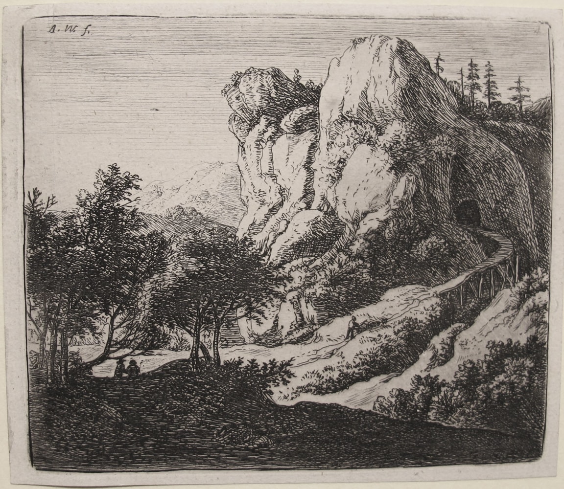 The Little Wooden Bridge (2nd State)  Etching