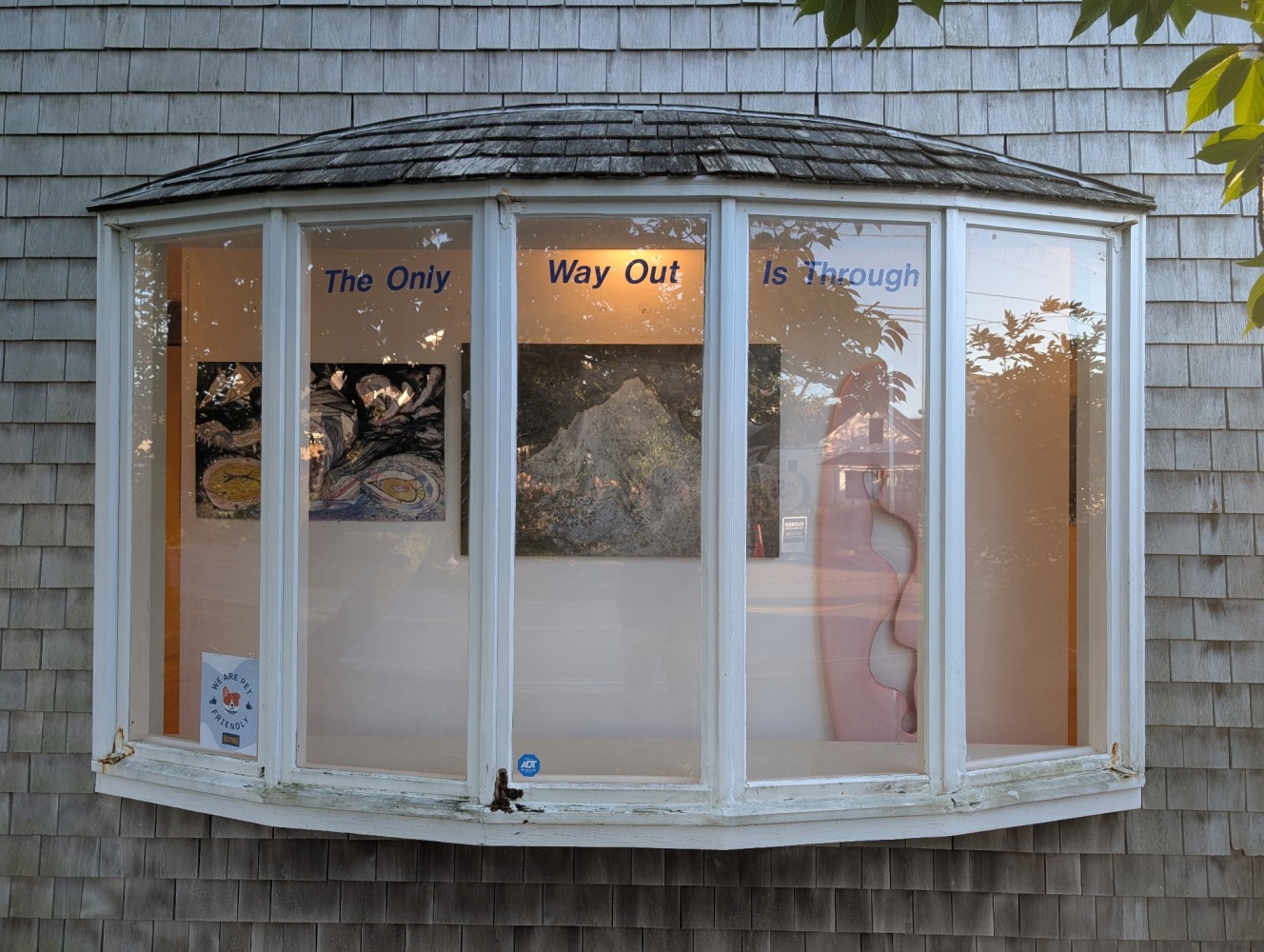 Installation View : &quot;The Only Way Out Is Through&quot;