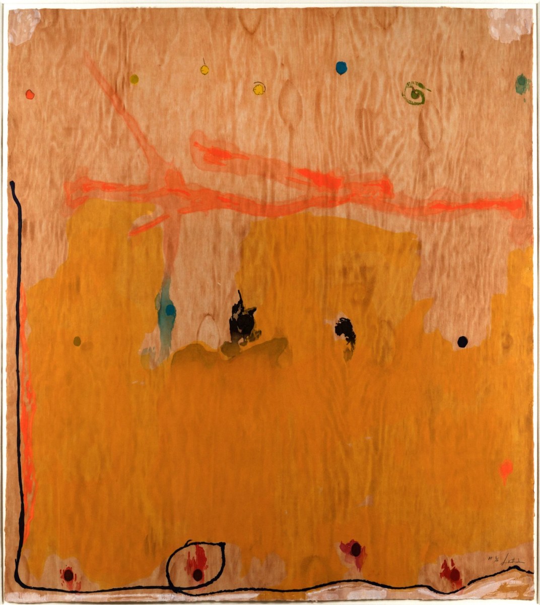 Helen Frankenthaler, Tales of Genji II, 1998, Woodcut, Abstract, Expressionism, Signed