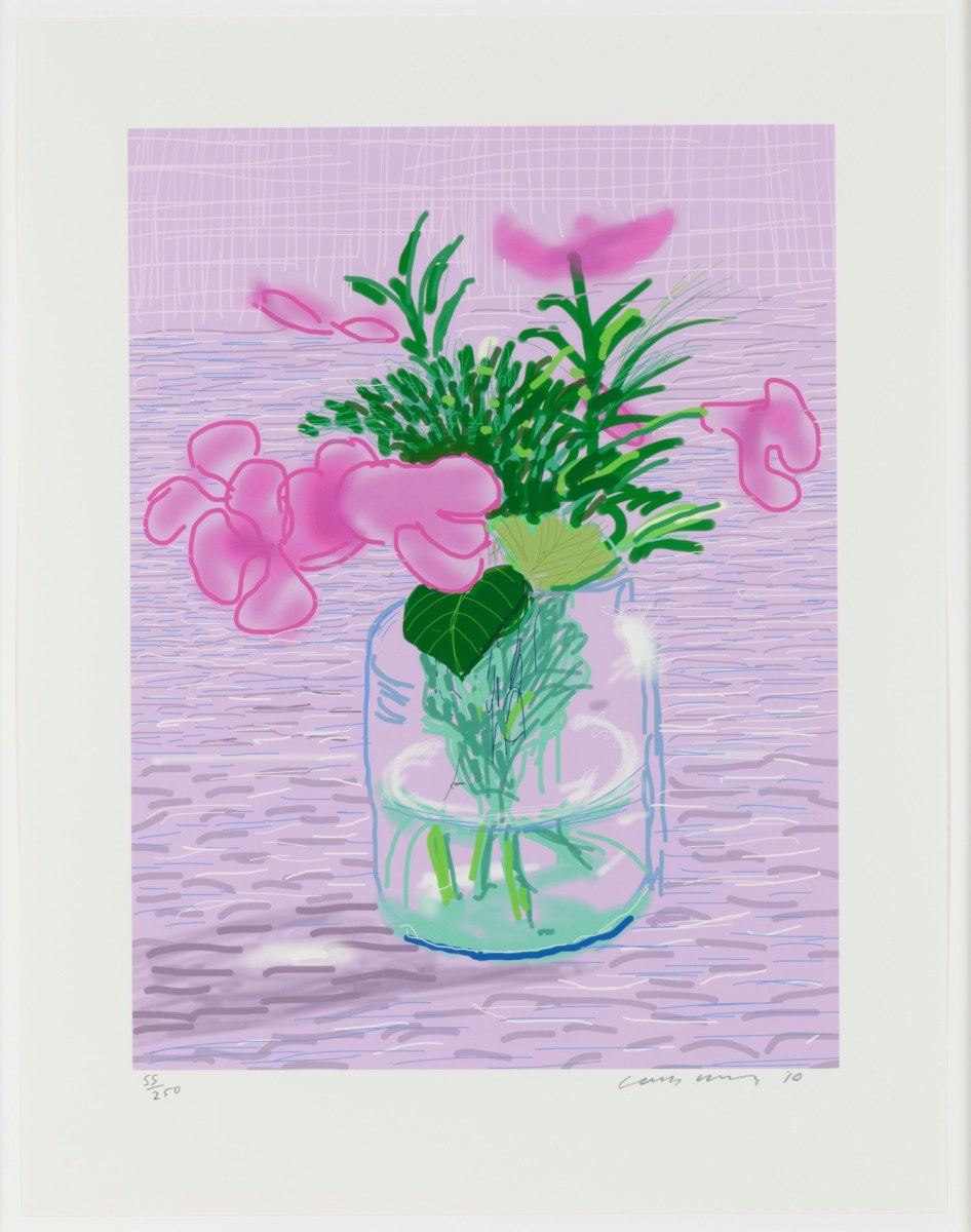 David Hockney, Untitled, ipad drawing