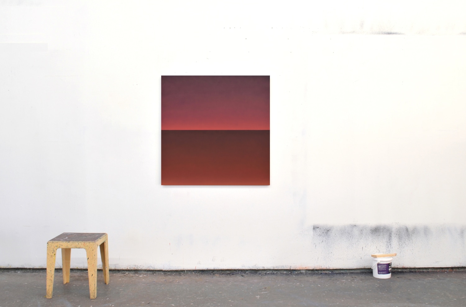 Alex Weinstein, Double Negative 6, diptych, acrylic on panel