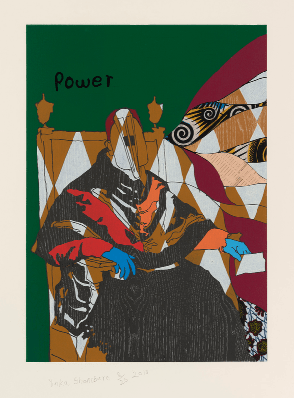 Yinka Shonibare, Power, 2018, Relief print SHO103
