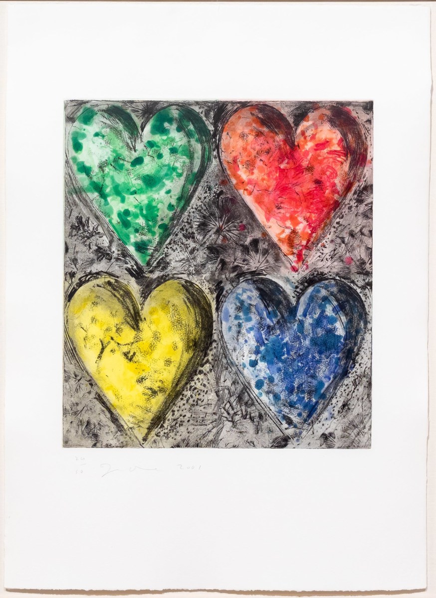 Jim Dine, Watercolor in Galilee, Etching