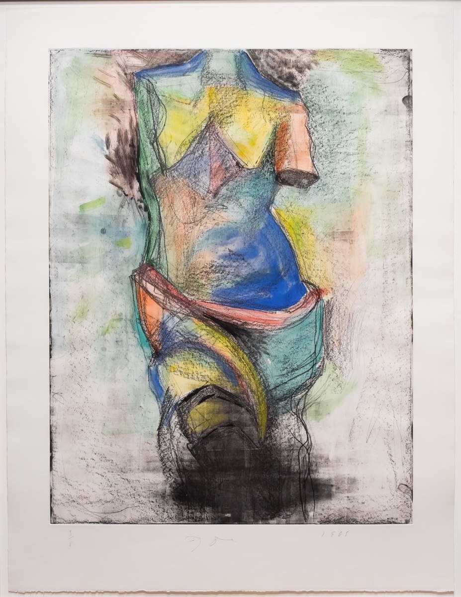 Jim Dine, The French Watercolor Venus, Mixed media, Etching