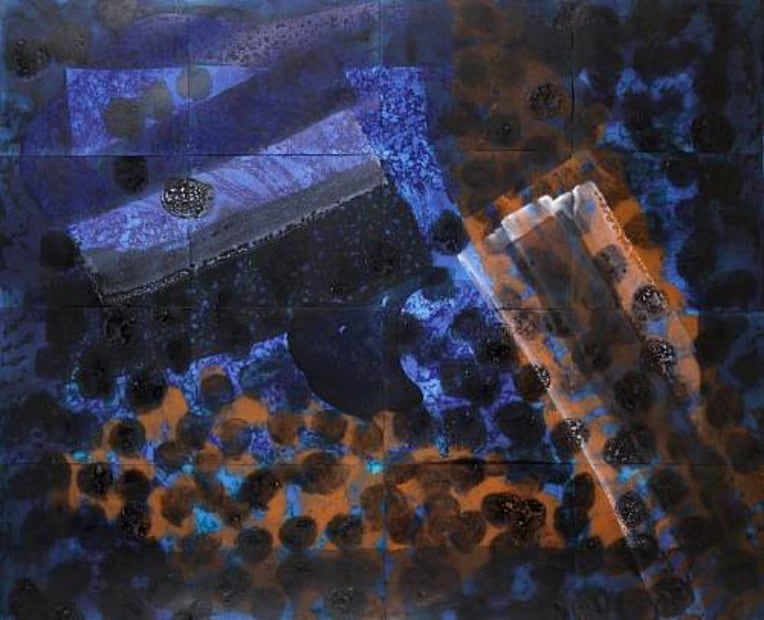 Howard Hodgkin, Venice, Evening, from Venetian Views, etching