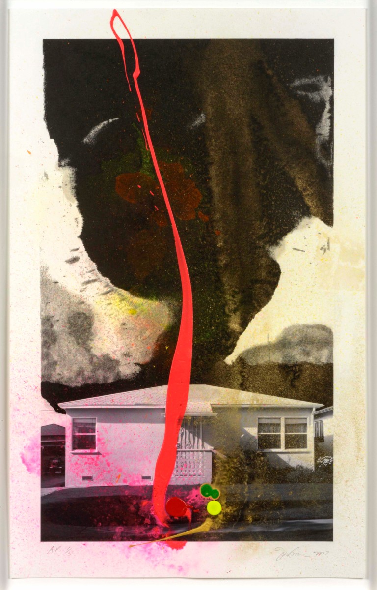 Joe Goode, House Tornado, Lithograph