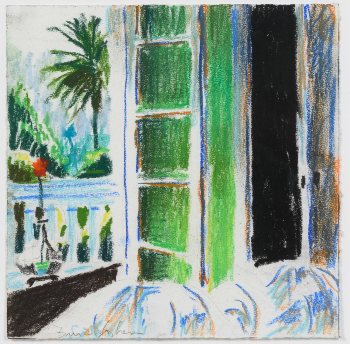 Bruce Cohen, Untitled #11, Pastel on paper, Signed in pencil, 2005
