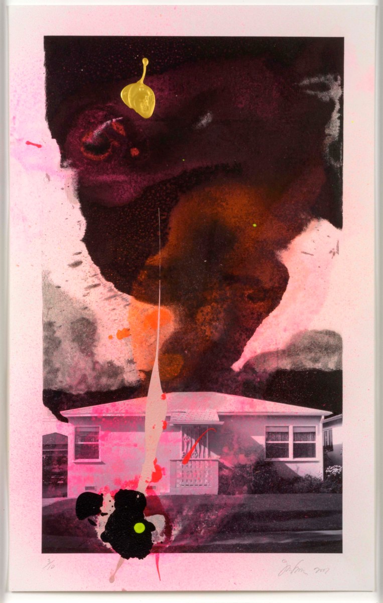 Joe Goode, House Tornado, Lithograph