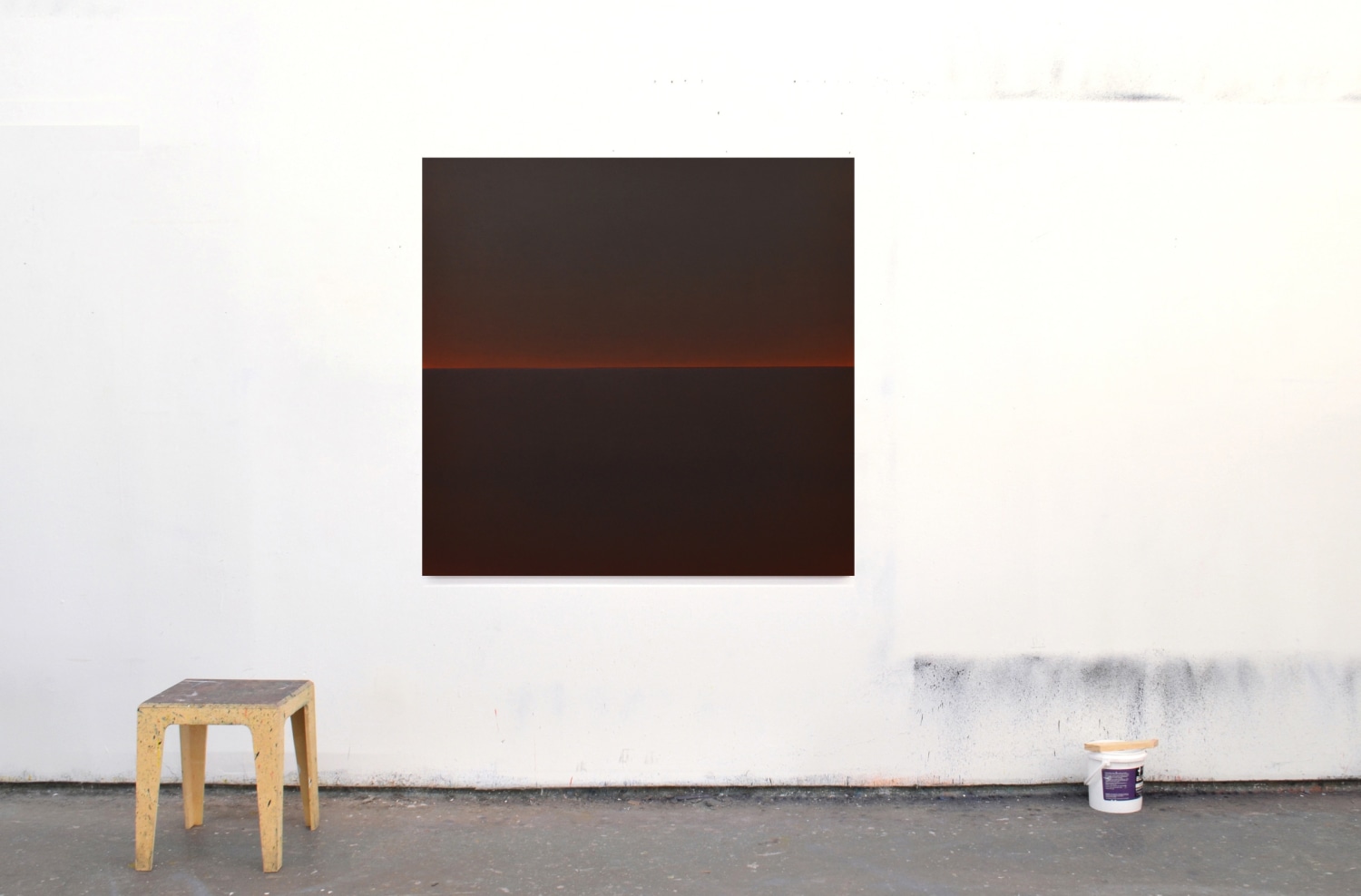 Alex Weinstein, Double Negative 8, diptych, acrylic on panel