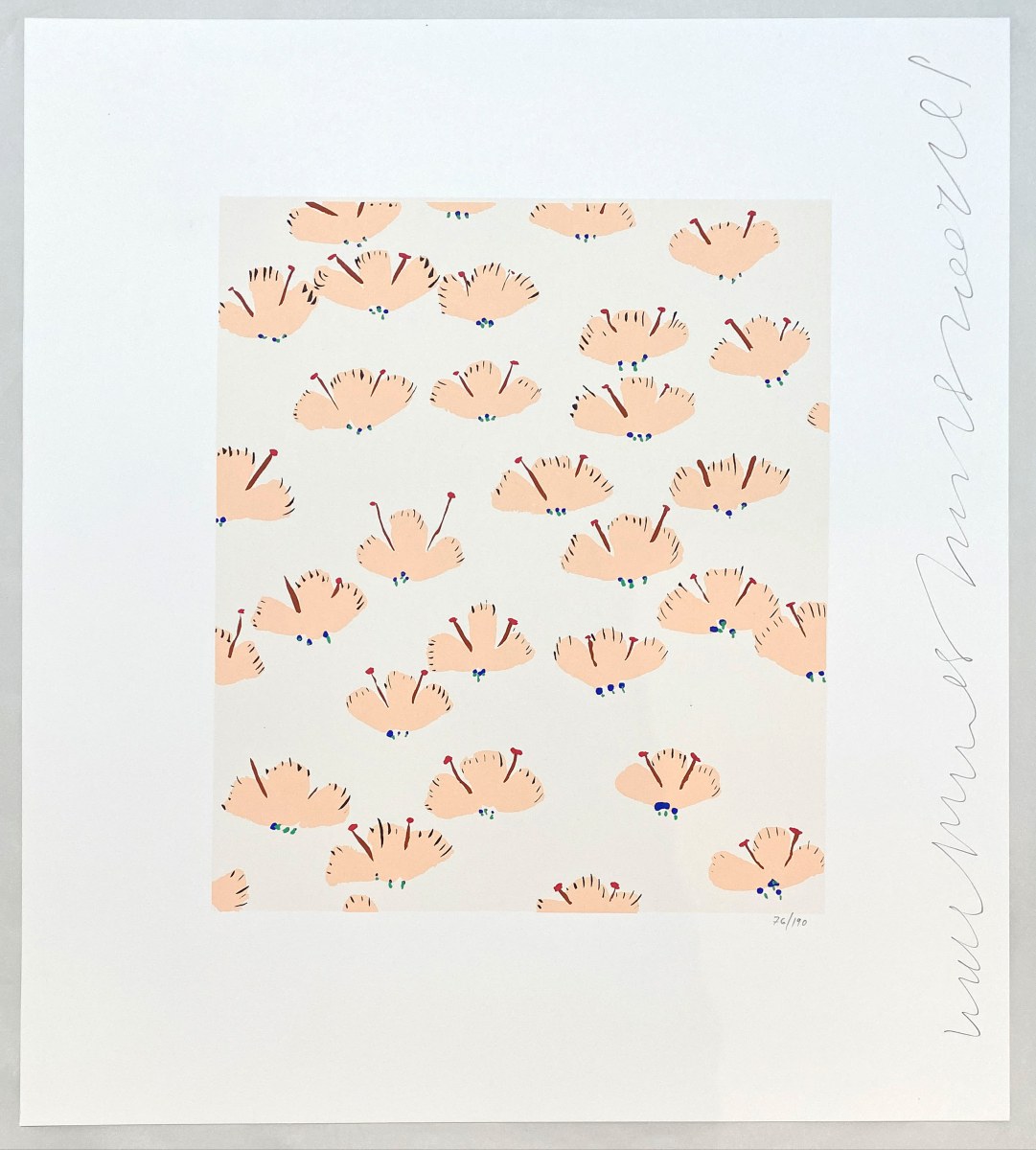 Donald Sultan, Wallflowers (#20)