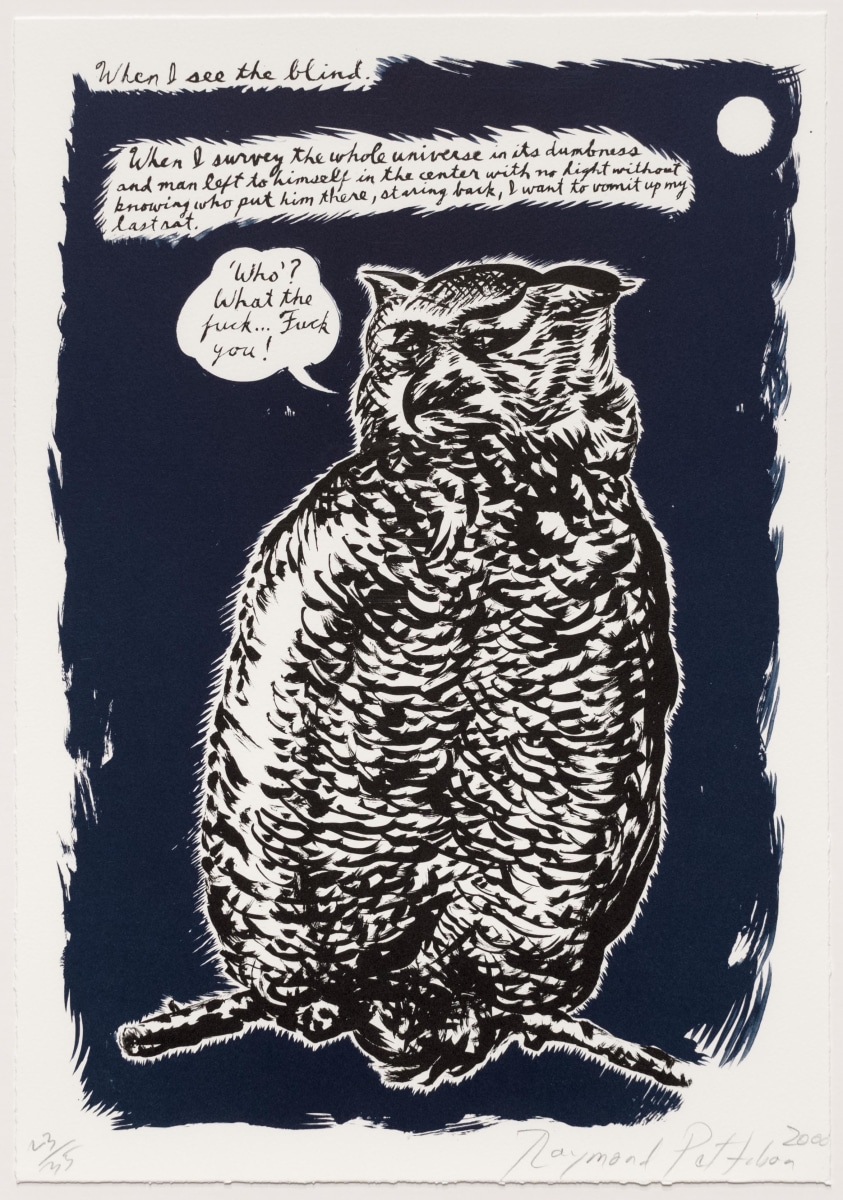 Raymond Pettibon, Plots on Loan, Lithograph