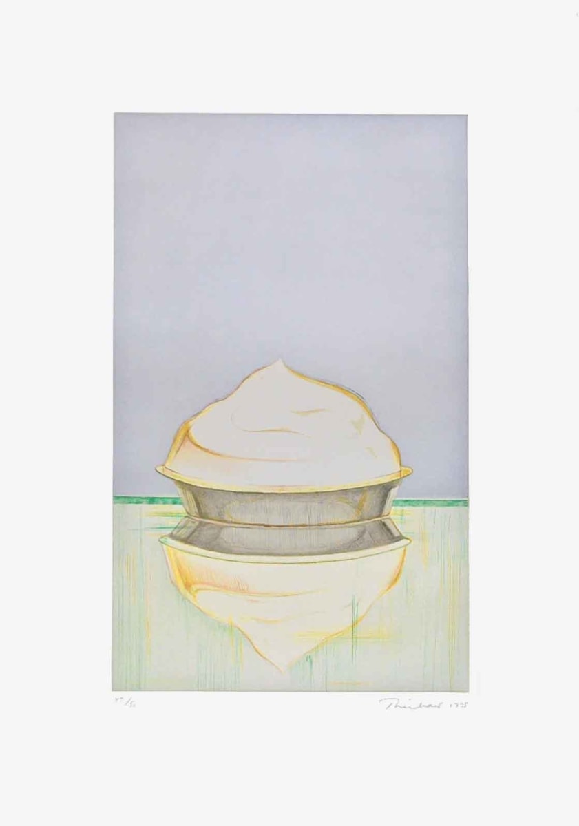 Wayne Thiebaud, Meringue, Etching and aquatint