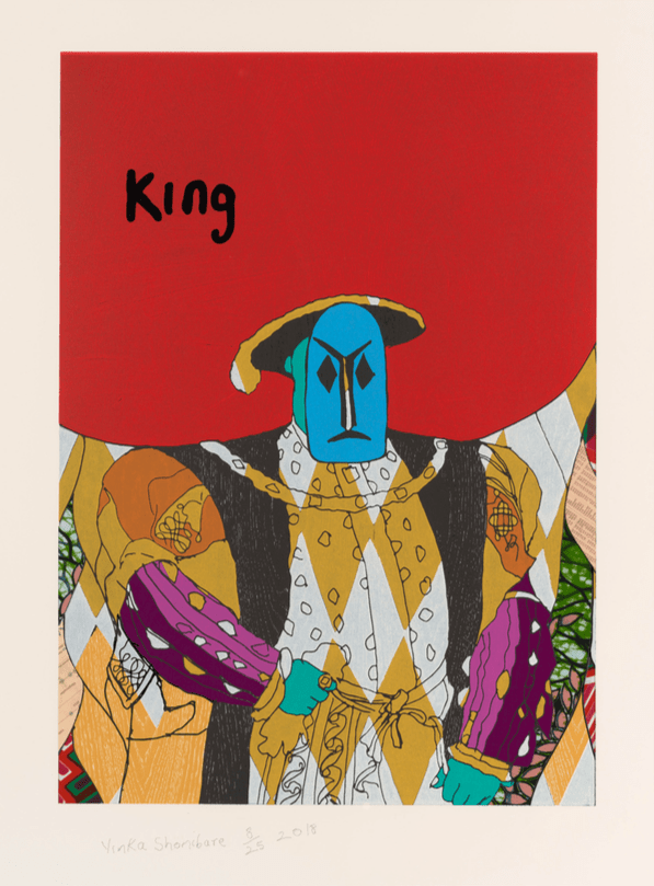 Yinka Shonibare, King, 2018, Relief print SHO104