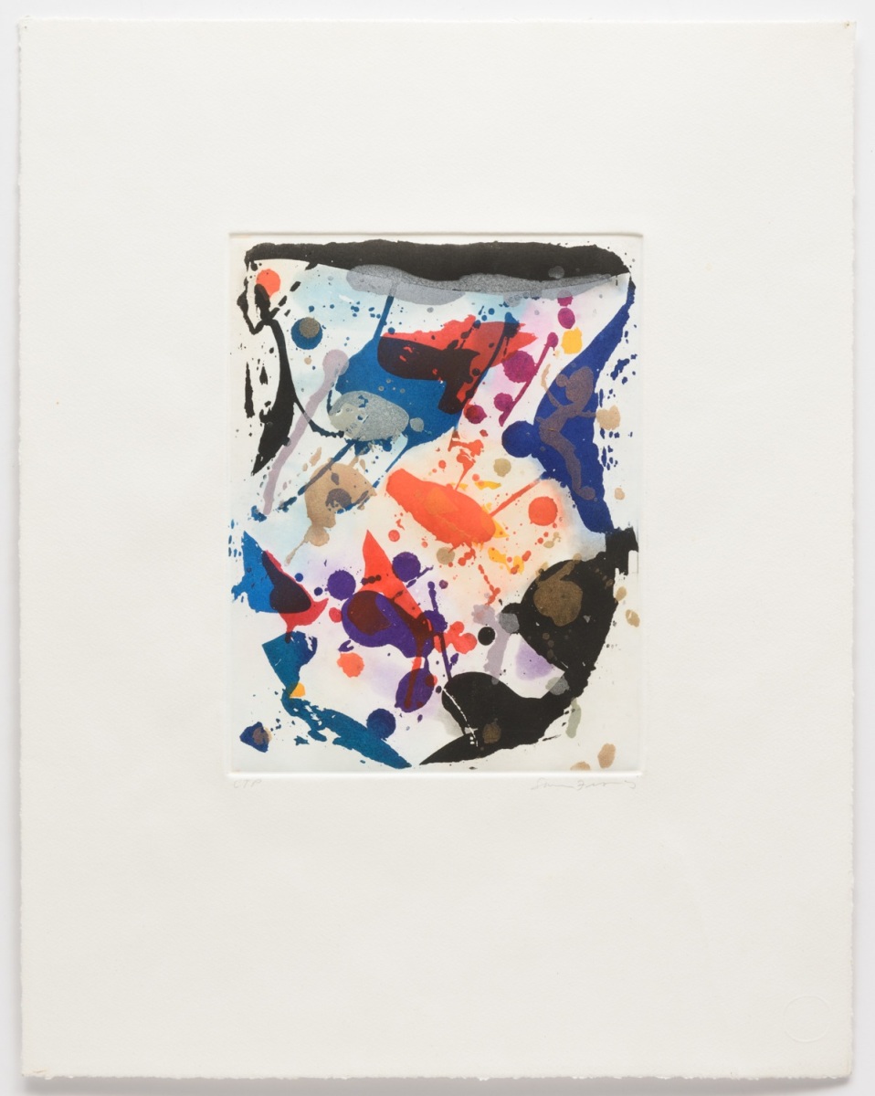 Sam Francis, Untitled, Aquatint