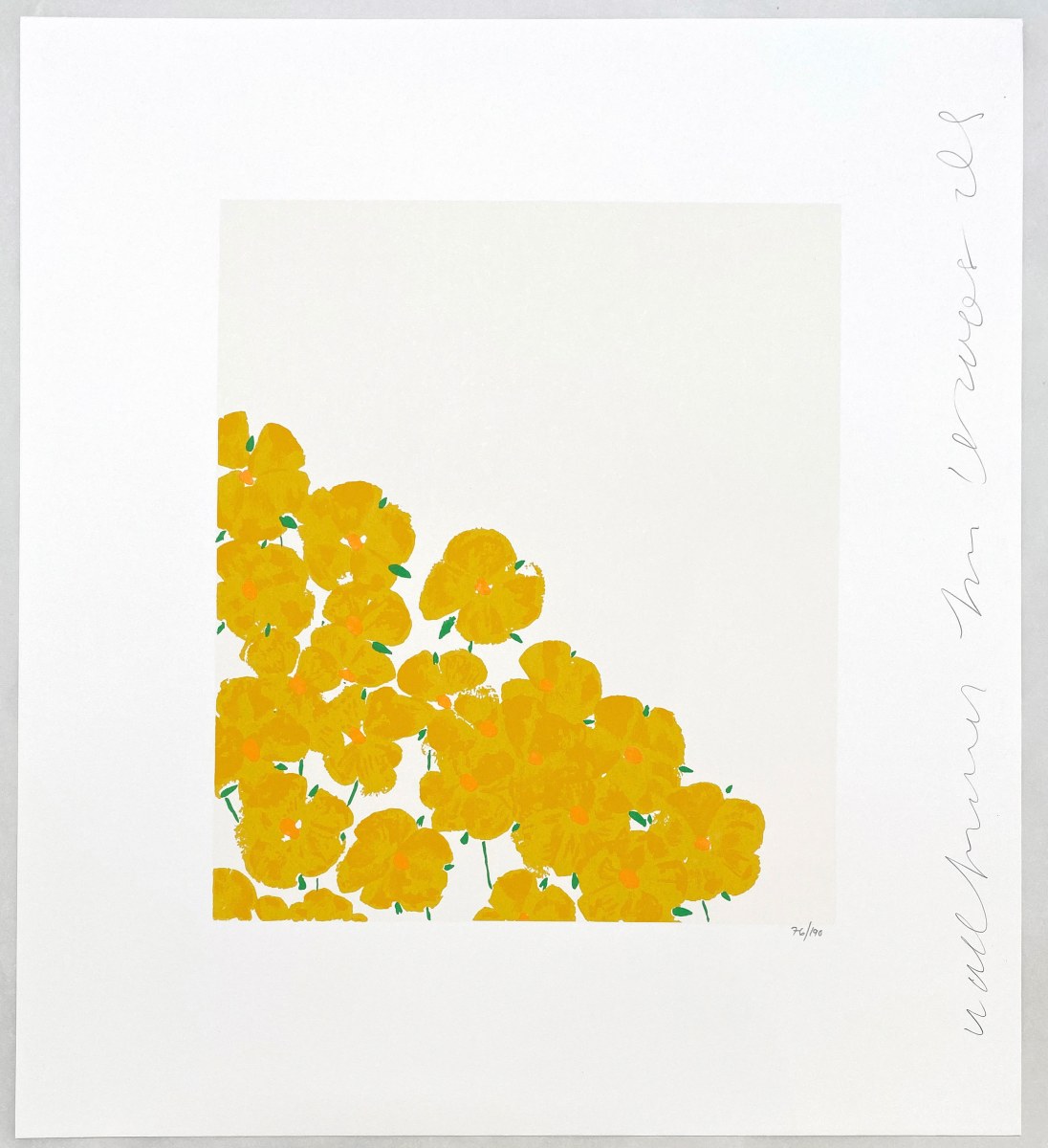 Donald Sultan, Wallflowers (#7)