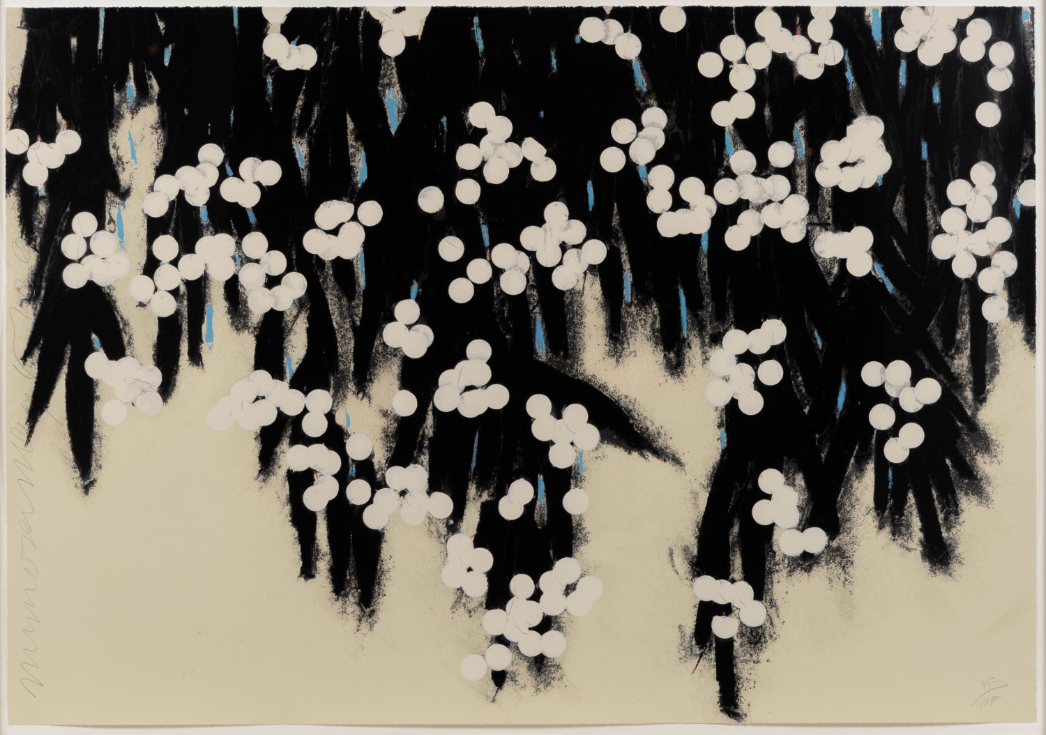 Donald Sultan, Mimosa, Screenprint