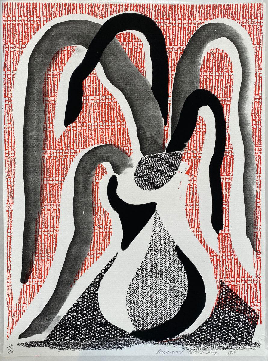 David Hockney, The Drooping Plant, June 1986, Homemade print