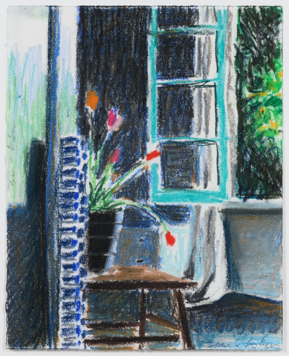 Bruce Cohen, Untitled #2, Pastel on paper, 2015, signed