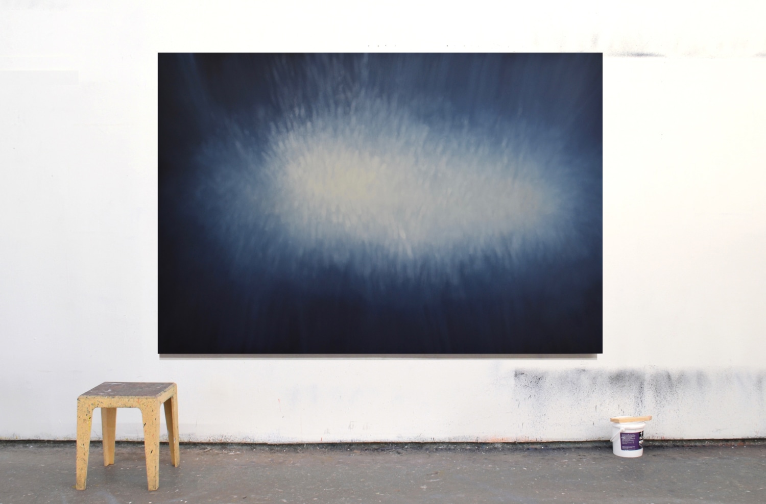 Alex Weinstein, Thought Aggregate, Oil on canvas