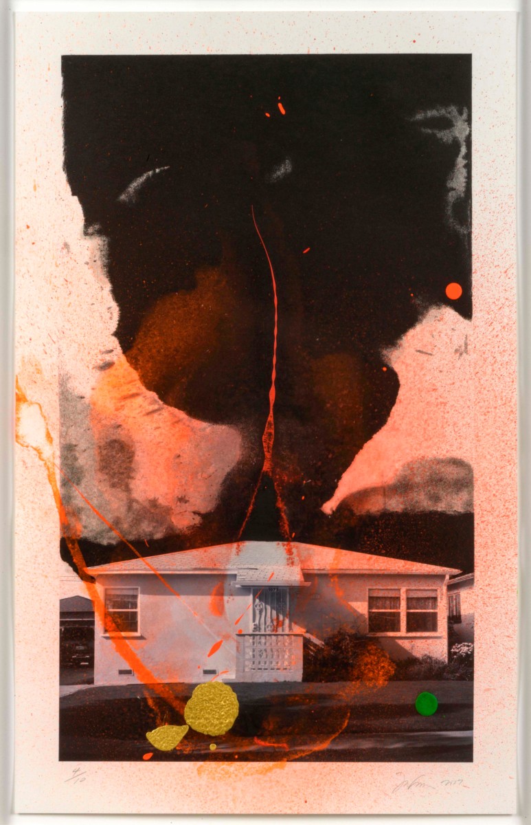 Joe Goode, House Tornado, Lithograph