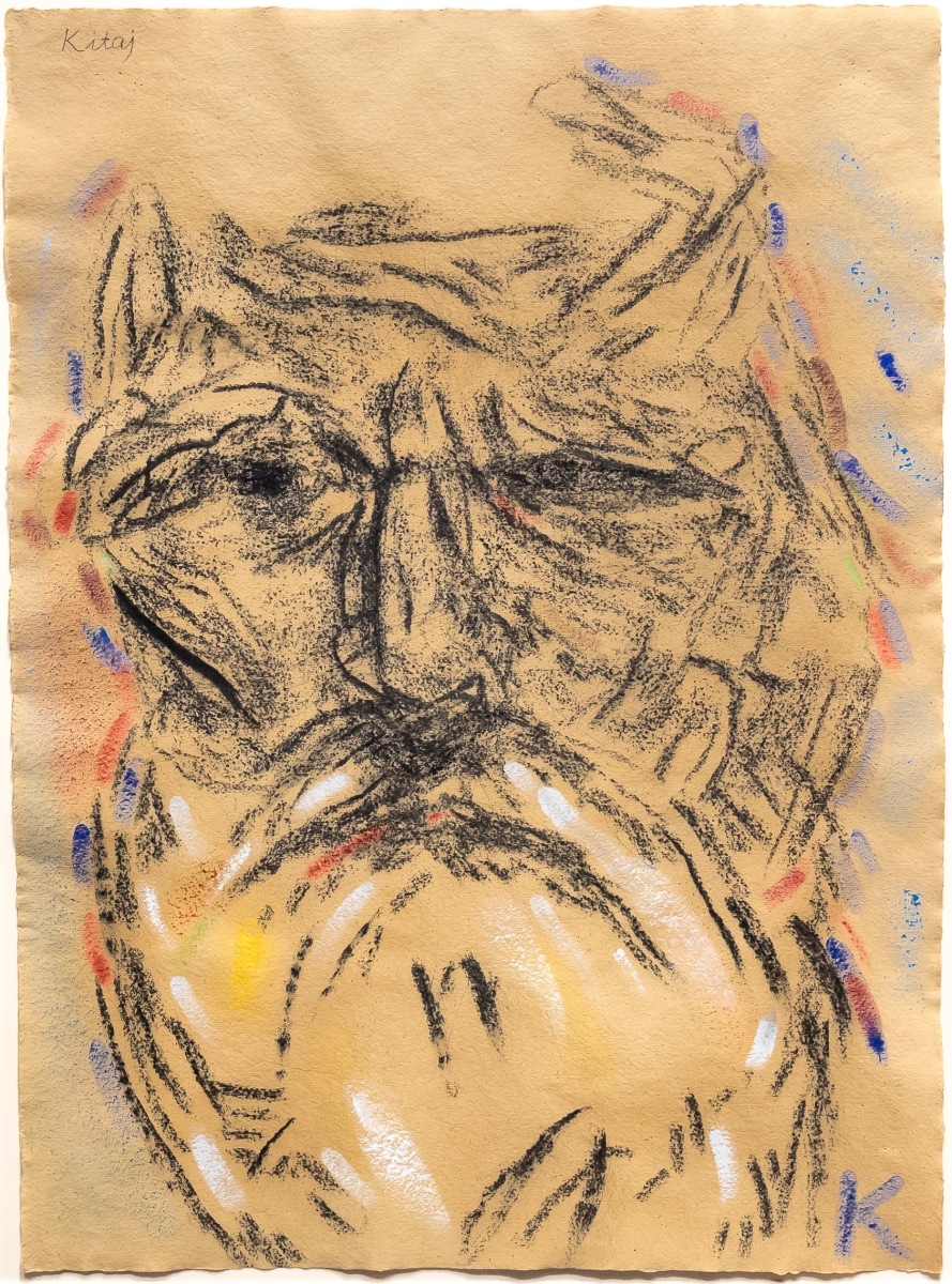 R.B. Kitaj, Self Portrait, Drawing